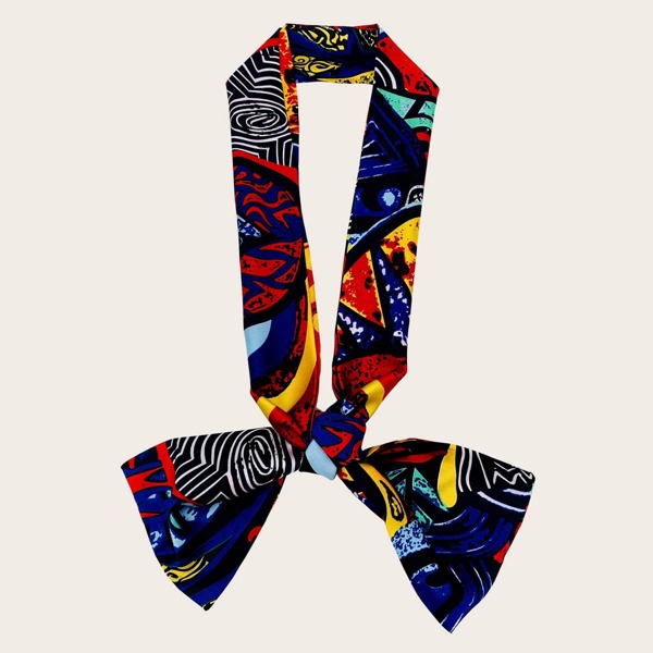 

Men Color Block Scarf, Multicolor