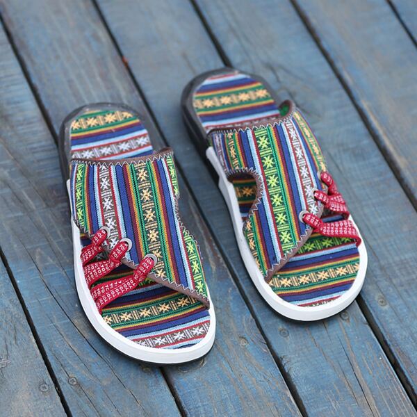 

Men Colorblock Cut Out Slide Sandals, Green