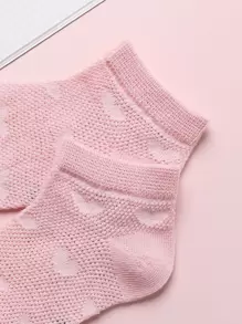 5雙裝少女心網狀透氣襪子返校用 - 彩色 - 查看 6