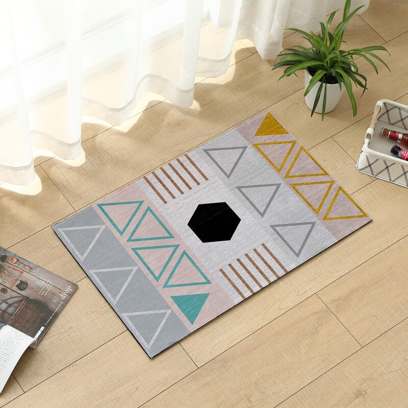

Geometric Pattern Carpet, Multicolor