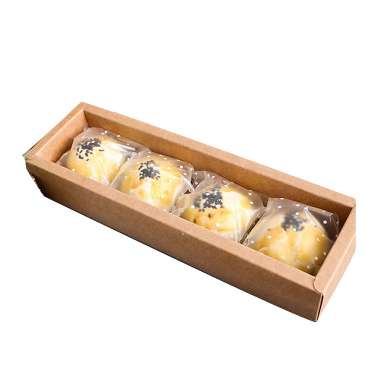

100pcs Clear Cookies Packing Bag