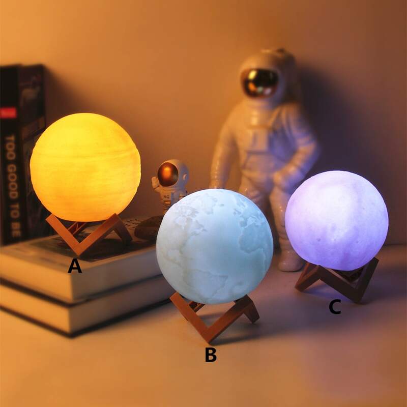 

1pc Moon Shaped Night Light, Multicolor