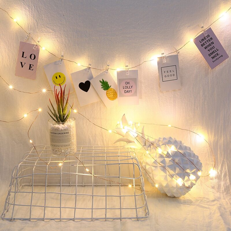 

20pcs Clip Bulb String Light, Yellow