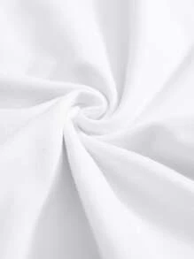 Camiseta de cuello redondo con estampado - Blanco - Ver 3