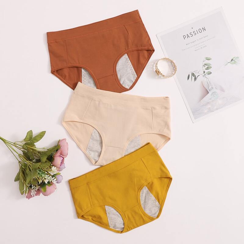 

3pack Solid Panty Set, Multicolor
