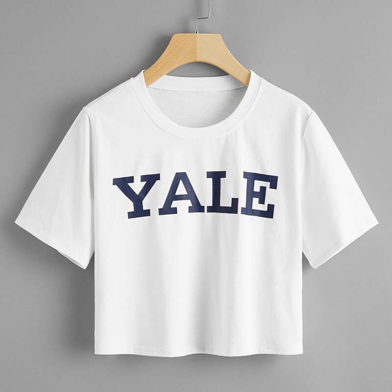 

Letter Graphic Tee, White