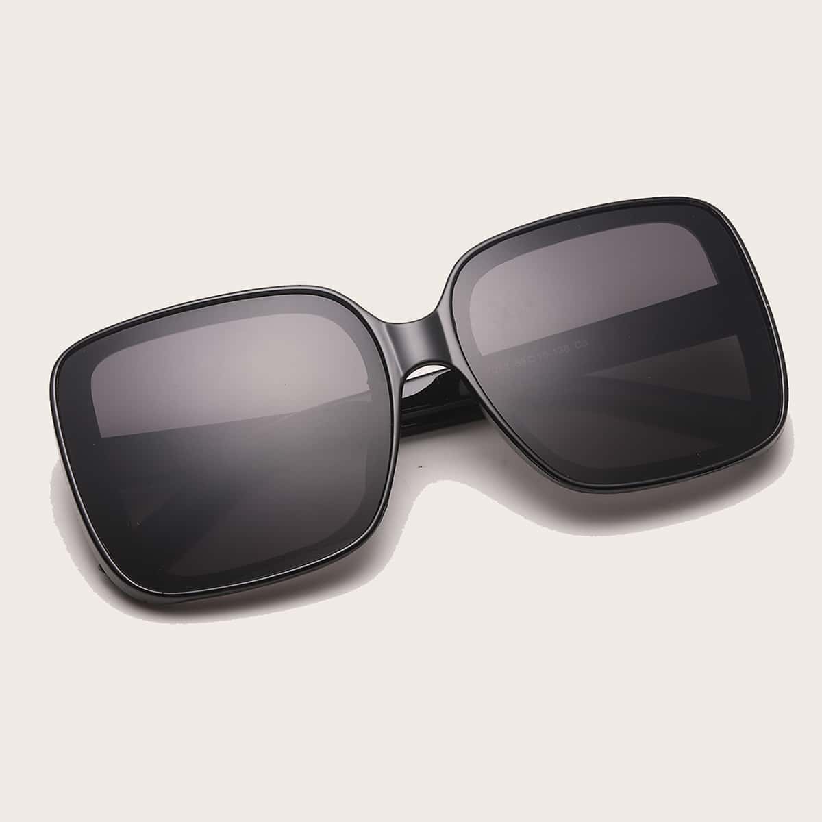 

Guys Square Frame Sunglasses, Black