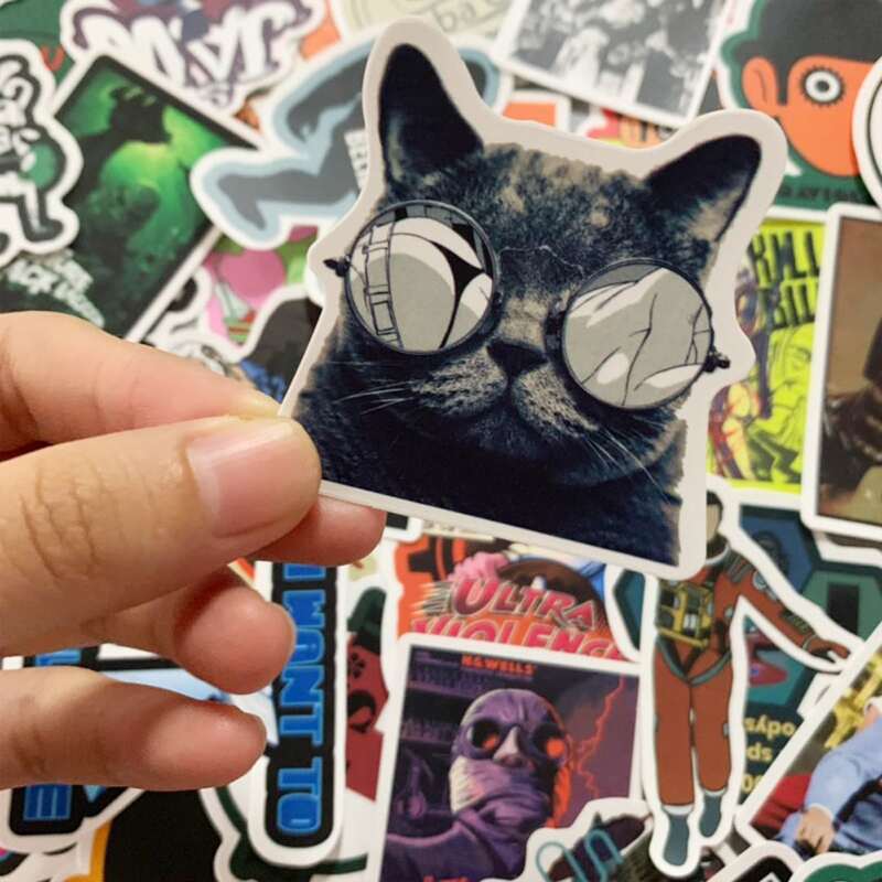 

50pcs Figure Graphic Sticker, Multicolor