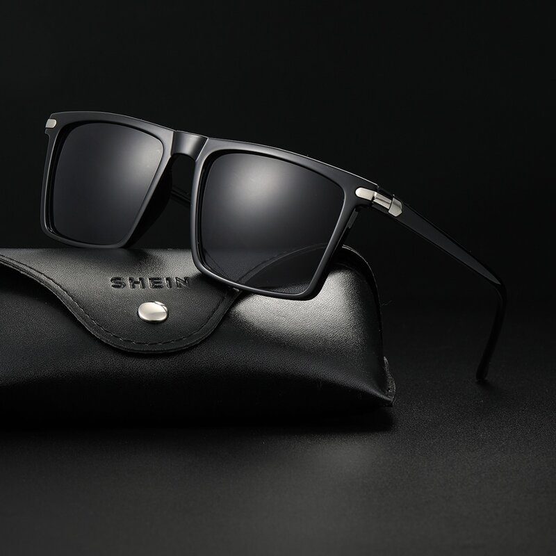

Guys Flat Top Sunglasses, Black