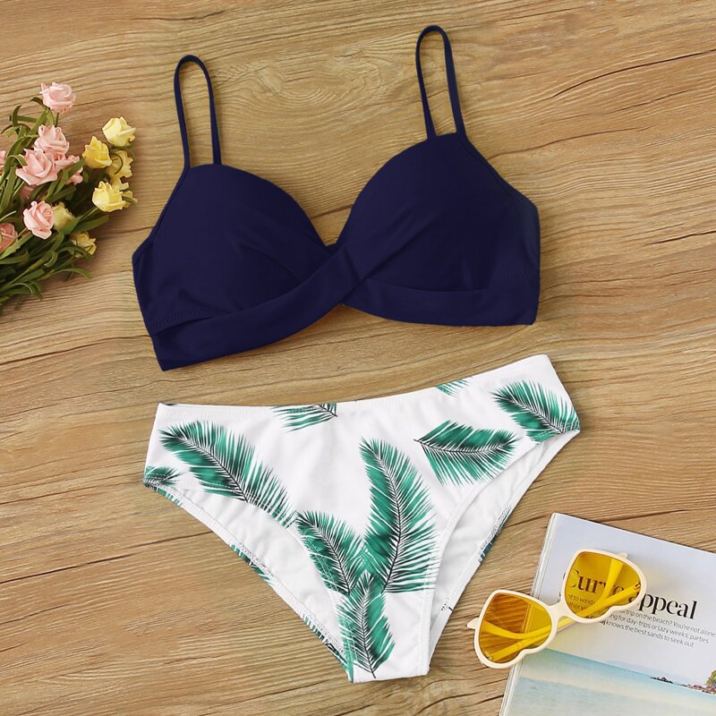 

Tropical Twist Underwire Bikini Swimsuit, Multicolor