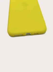 1pc Solid Case tương thích với iPhone - Màu vàng - Xem 4