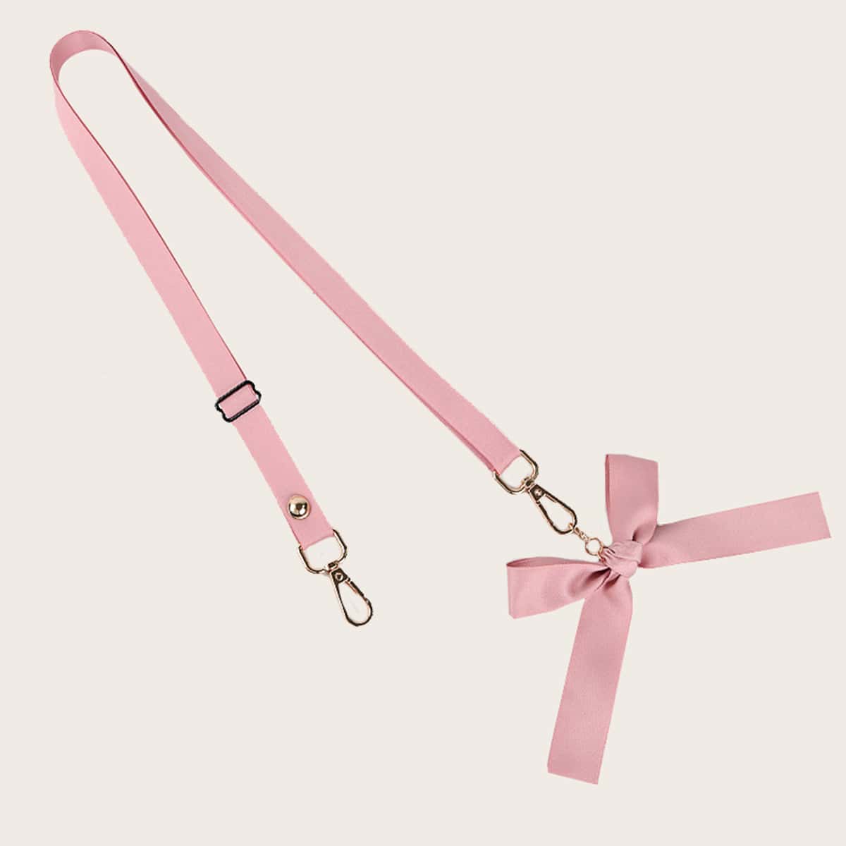 

1pc Bow Decor Phone Lanyard, Pink