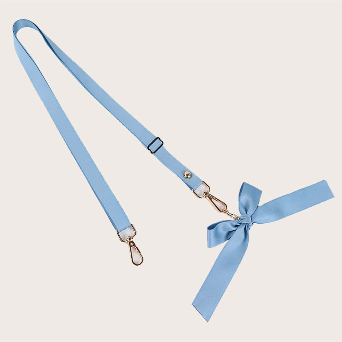 

1pc Bow Decor Phone Lanyard, Blue