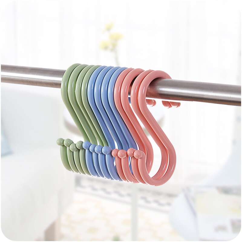 

8pcs Random S Shaped Hook, Multicolor
