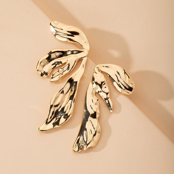 

Butterfly Shaped Stud Earrings, Gold
