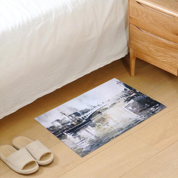 

Oil Painting Pattern Carpet, Multicolor