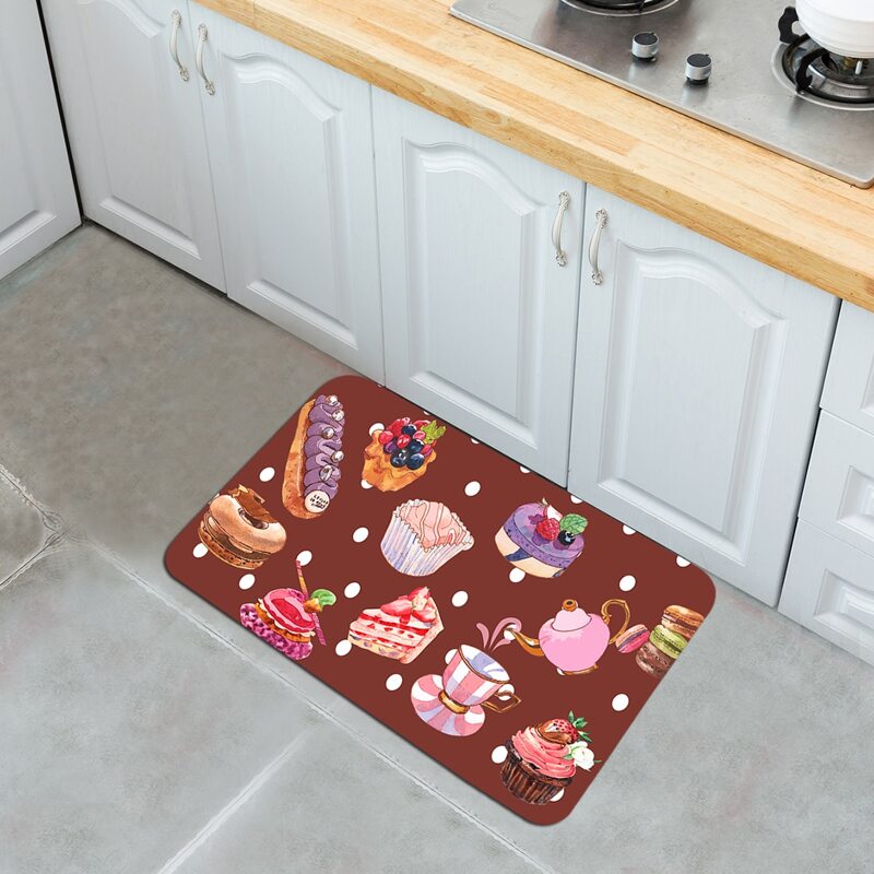 

Dessert Print Door Mat, Multicolor