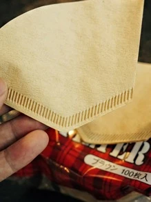 100入組咖啡過濾紙 - 卡其色 - 查看 2