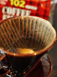 100入組咖啡過濾紙 - 卡其色 - 查看 5