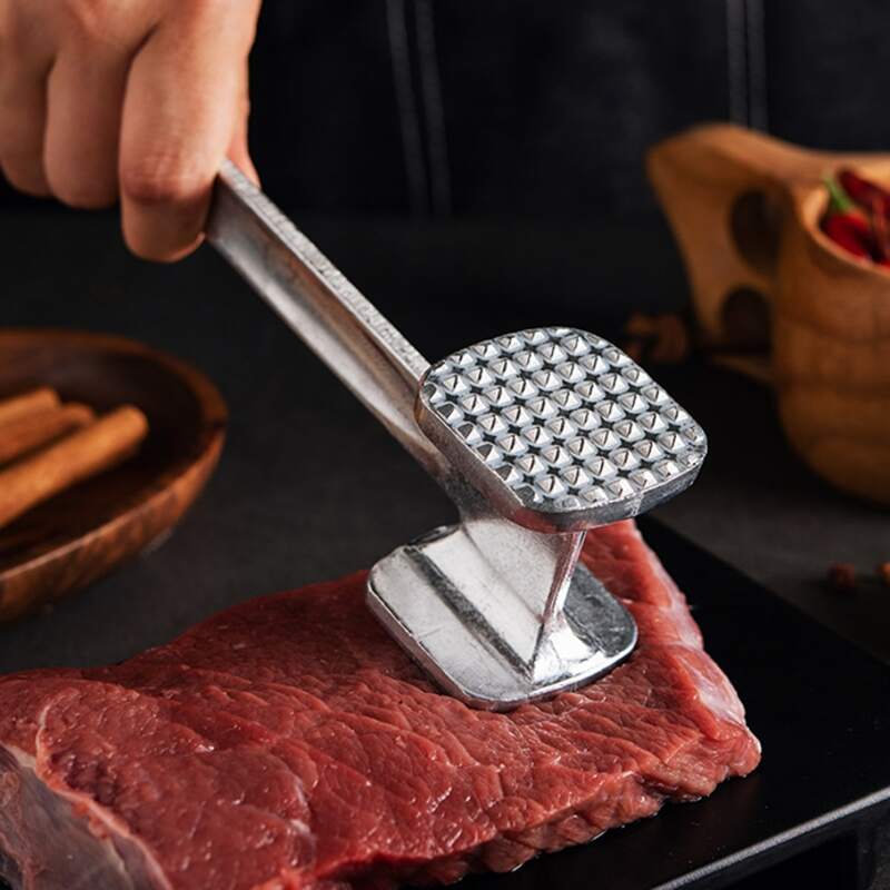 

Double Side Steak Hammer, Silver