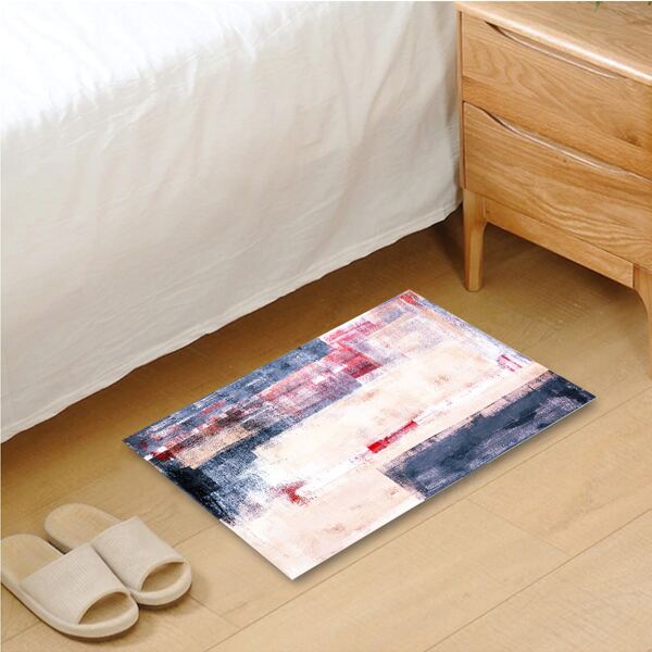 

Graphic Print Floor Mat, Multicolor