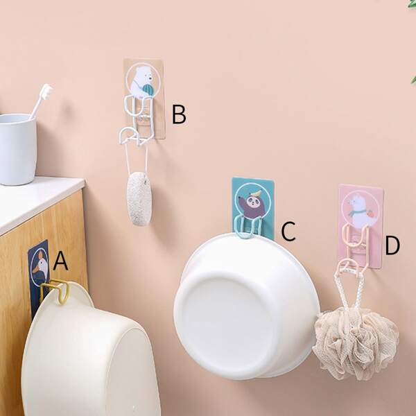 

1pc Cartoon Design Wall Hook, Multicolor