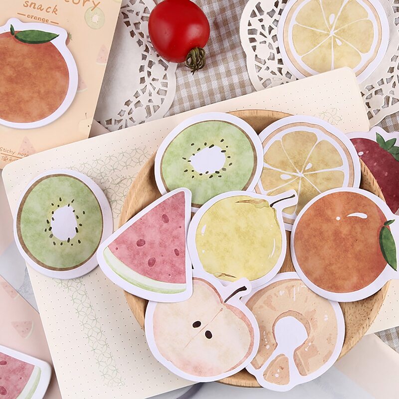 

2packs Fruit Shaped Sticky Note, Multicolor