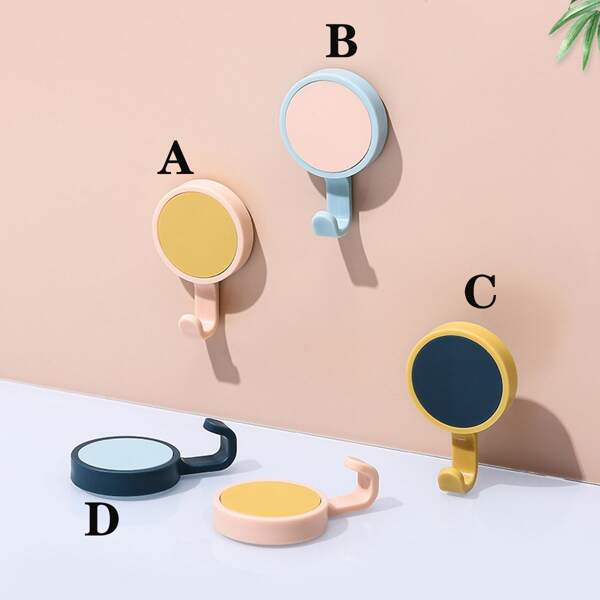 

3pcs Two Tone Wall Hook, Multicolor