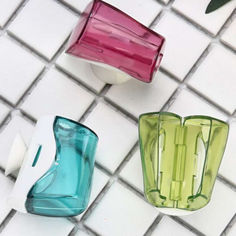 

3pcs Suction Cup Random Toothbrush Cover, Multicolor