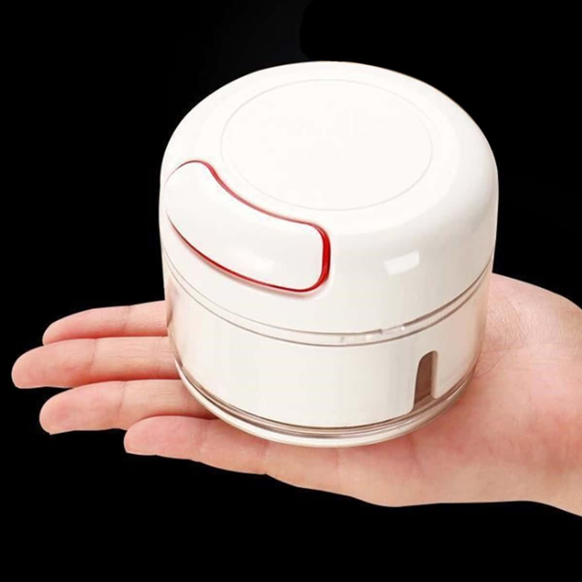 

1pc Plastic Vegetable Chopper, White