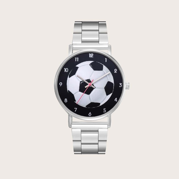 

Men Football Print Dial Watch
