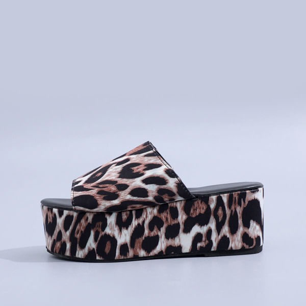 

Peep Toe Camo Print Wedges, Multicolor