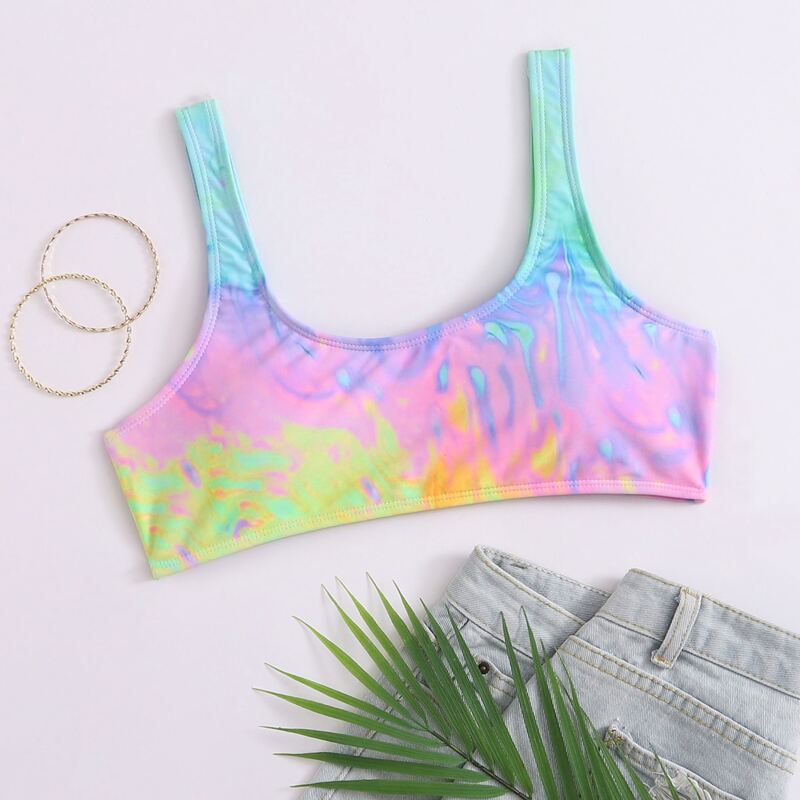 

Tie Dye Bikini Top, Multicolor