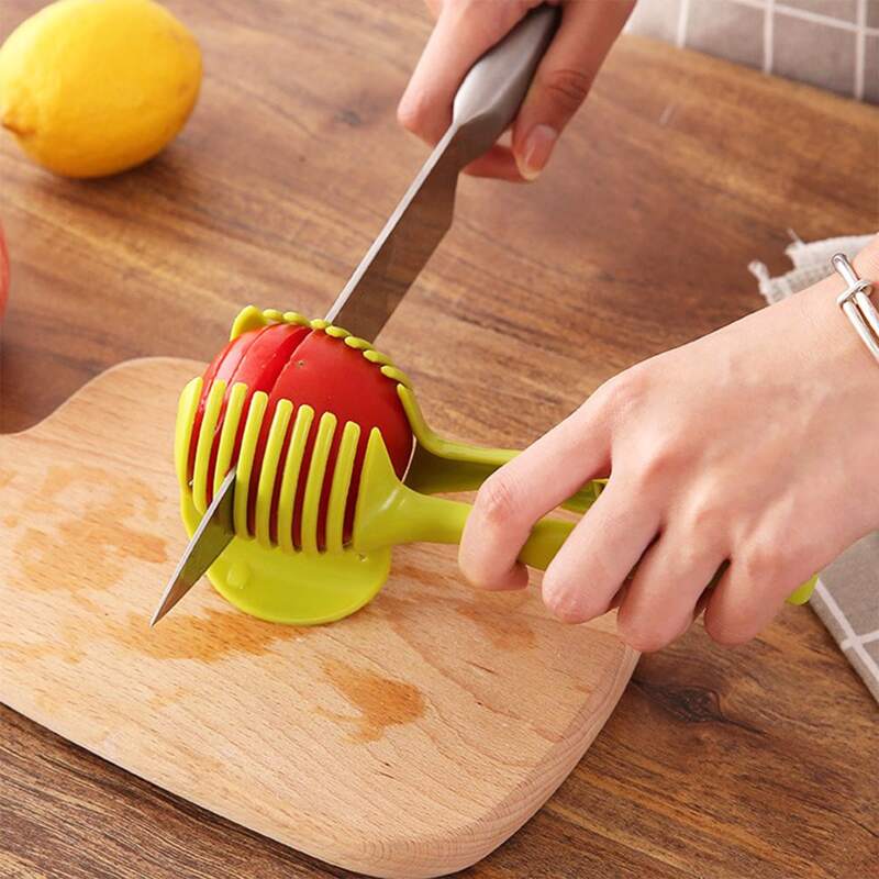 

Handheld Fruit Slicer, Green