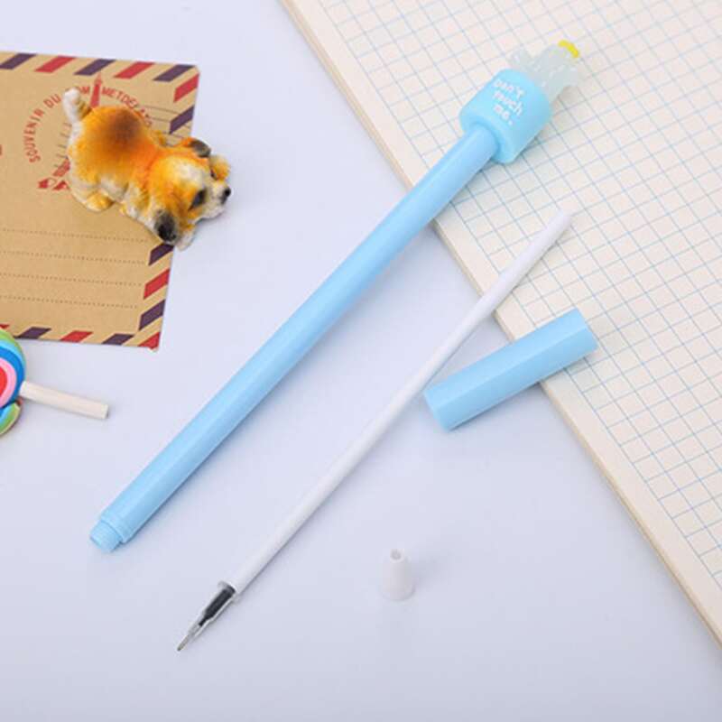 

3pcs Cactus Gel Pen, Black