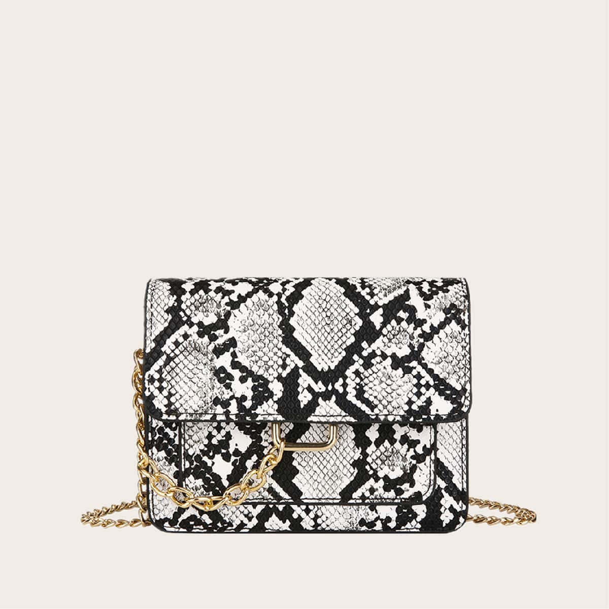 

Snakeskin Crossbody Bag, Multicolor