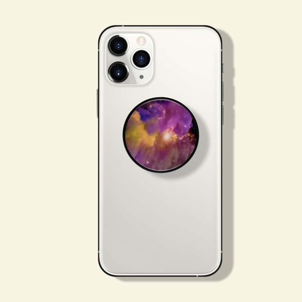 

1шт Colorblock складной держатель телефона, Многоцветный