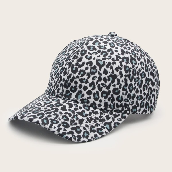 

Leopard Pattern Baseball Cap, Multicolor
