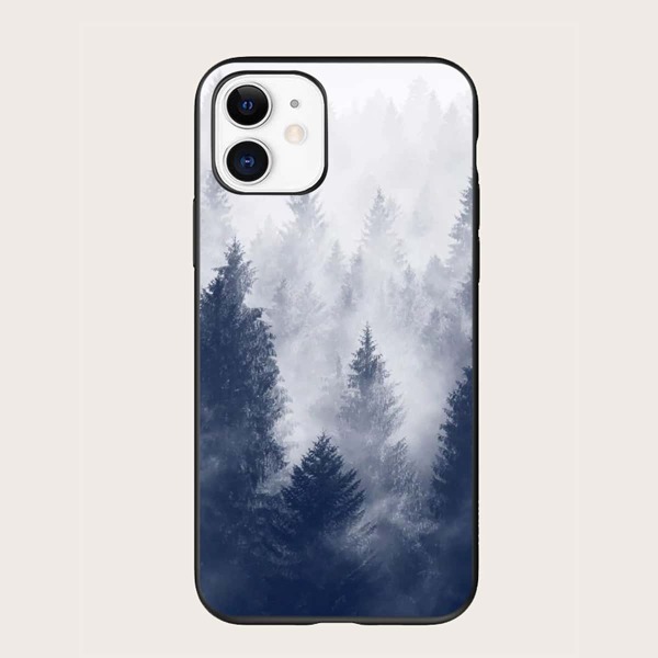 

Чехол для iPhone с ландшафтным принтом 1шт, Синий