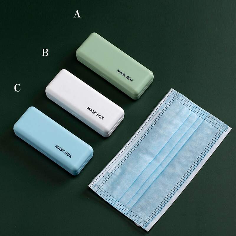 

1pc Face Cover Storage Box, Multicolor