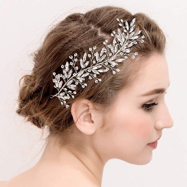 

Crystal Decor Hair Accessory, Silver