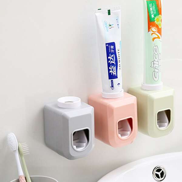 

1pc Wall Mounted Toothpaste Squeezer, Multicolor