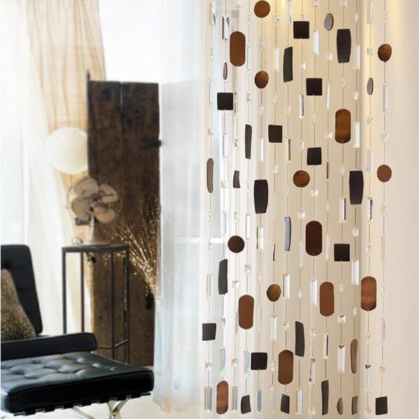 

1pc Beaded String Curtain, Multicolor