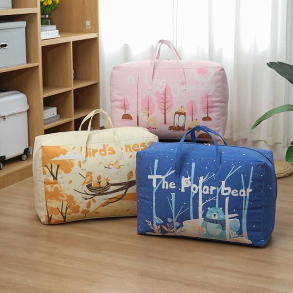 

1pc Cartoon Graphic Storage Bag, Multicolor