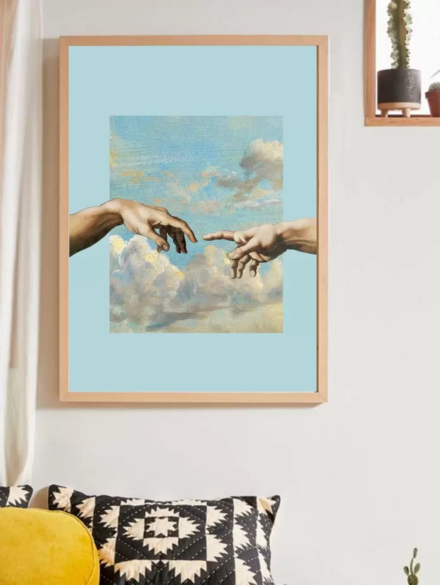 手掌圖案裝飾畫不附帶畫框