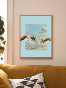 手掌圖案裝飾畫不附帶畫框