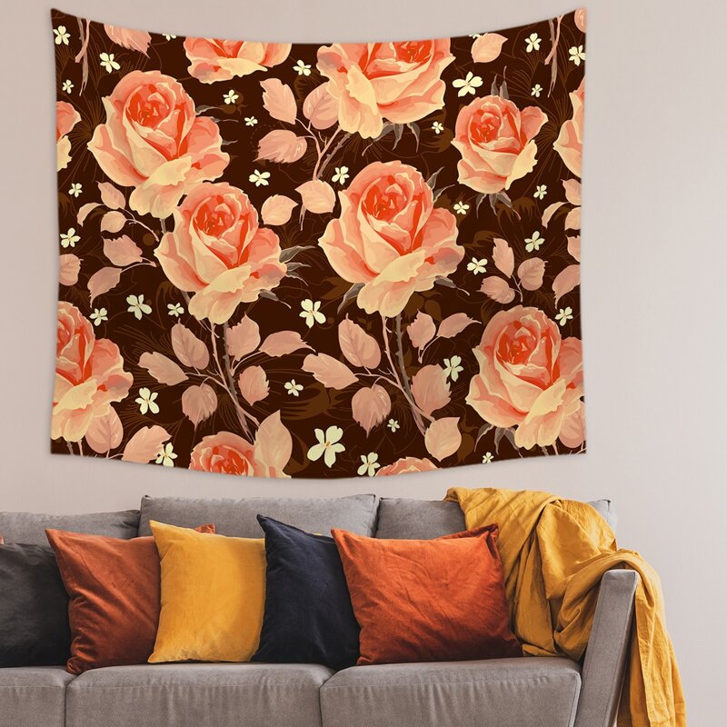 

Flower Print Tapestry, Multicolor