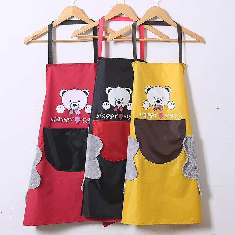 

1pc Cartoon Graphic Apron, Multicolor