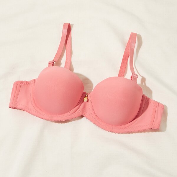 

Push Up Demi Bra, Coral pink
