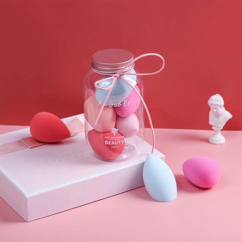 

5pcs Random Makeup Puff, Multicolor